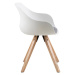 Actona Designová židle Tina bílá