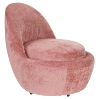 Růžové křeslo Nash – White Label