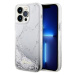 Kryt Guess iPhone 14 Pro Max 6.7" white hardcase Liquid Glitter Marble (GUHCP14XLCSGSGH)