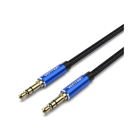Vention Cotton Braided 3.5mm Male to Male Audio Cable 1m Blue Aluminum Alloy Type