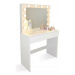 Toaletní kosmetický stolek Linda 80x40x140cm se zrcadlem