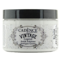 Kamínková barva Cadence Vintage Legend Antique gesso 150ml-white bílá Aladine
