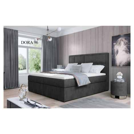 ELTAP Čalouněná postel MERON Boxsprings 160 x 200 cm Provedení: Dora 96