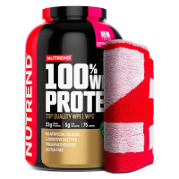 Nutrend 100% Whey Protein malina dárková sada 2250 g + ručník