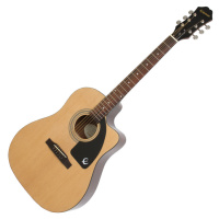 Epiphone AJ-100CE Natural Elektroakustická kytara Dreadnought