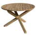 Zahradní stůl z akátového dřeva ADDU Melfort, ⌀ 110 cm