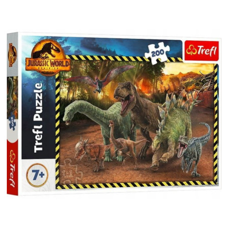 Trefl Dinosauři z Jurského parku 200 dílků