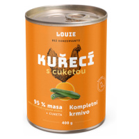 LOUIE Konzerva pro psy kuřecí s cuketou 400 g