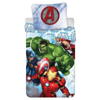 Dětské bavlněné povlečení Jerry Fabrics Avengers Heroes, 140 x 200 cm