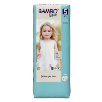 BAMBO Nature 5 Dětské plenkové kalhotky 12-18 kg 44 kusů