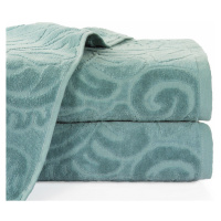 Bavlněný froté ručník se vzorem LIVIA 50x90 cm, mátová, 390 gr Mybesthome Varianta: ručník - 1 k