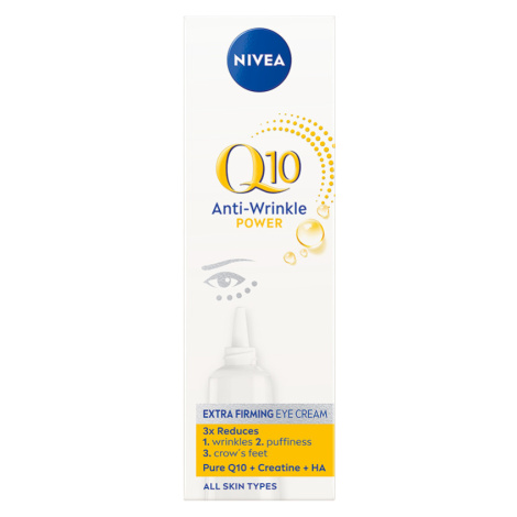 Nivea Q10 Anti-Wrinkle Power Zpevňující oční krém proti vráskám 15 ml