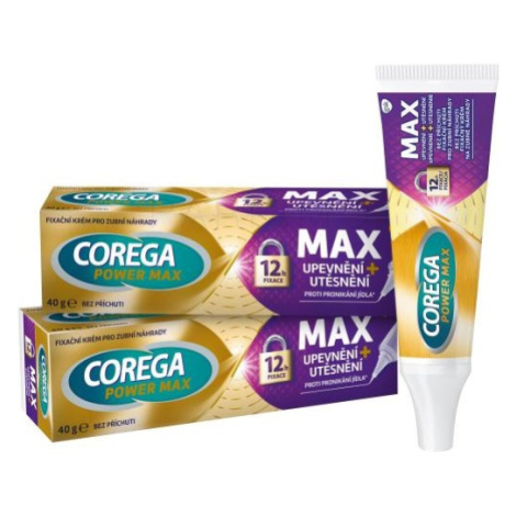 Corega Power Max fixační krém, 2x40g