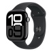 Apple Watch Series 10 42mm GPS (Nový) Klavírně černý hliník + černý sportovní řemínek S/M MR9V3Q