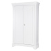 WOOOD ISABEL CABINET PINE WHITE [fsc]