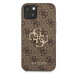 Guess GUHCP13M4GMGBR hard silikonové pouzdro iPhone 13 6.1" brown 4G Big Metal Logo