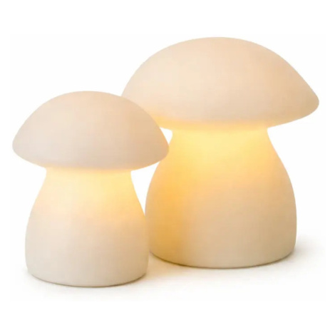 LED svíčka z pravého vosku na baterie houba, bílá, sada 2 kusy, cca 10 cm, CR2032 SIRIUS