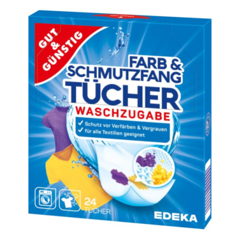 GG Ubrousky na praní pohlcující barvu 24ks Gut und Günstig