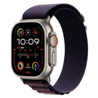 Apple Watch Ultra 2 49mm titanové pouzdro s indigo alpským tahem - Medium