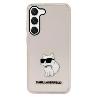 Kryt Karl Lagerfeld Samsung Galaxy S23 pink hardcase Ikonik Choupette (KLHCS23SHNCHTCP)