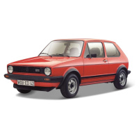 Bburago 1:24 plus volkswagen golf mk1 gti red