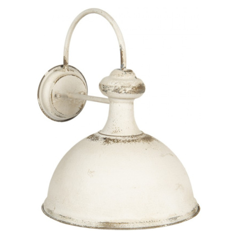 Nástěnná kovová lampa Marie-louise s patinou – 34x41x43 cm Clayre & Eef