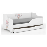 Dětská postel s malinkou holčičkou 160x80 cm