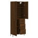 vidaXL Skříň highboard hnědý dub 69,5 x 34 x 180 cm kompozitní dřevo