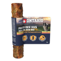 Pochutnávka Ontario Protein hovädzie, žuvacia rolka malá 12,7 cm, střední