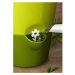 Emsa Samozavlažovací bylinkový květináč Fresh herbs světle šedá, pr. 13 cm