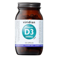 Viridian Vitamin D3 2000IU cps.150