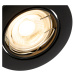 Moderní vestavné bodové svítidlo černé 35 mm sklopné - Edu