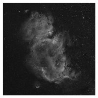 Fotografie The Soul Nebula IC 1848, ajbarr, 40 × 40 cm