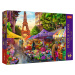 Puzzle Premium Plus - Čajový čas: Květinový trh, Paříž 1000 dílků 68,3x48cm v krabici 40x27x6cm 