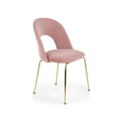 Růžová jídelní židle K385 FOR LIVING