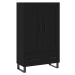 vidaXL Skříň highboard černá 69,5 x 31 x 115 cm kompozitní dřevo