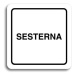 Accept Piktogram "sesterna II" (80 × 80 mm) (bílá tabulka - černý tisk)