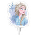 Frozen II Elsa Svíčka dortová  7,5 cm