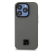 DKNY PU Leather Stack Logo Magsafe Zadní Kryt pro iPhone 15 Pro Max Grey