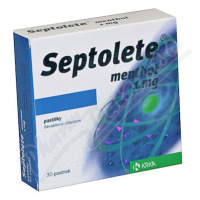 Septolete Menthol pas.30x1mg II