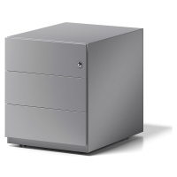 BISLEY Pojízdný kontejner Note™, se 3 univerzálními zásuvkami, v x š x h 495 x 420 x 565 mm, s ú