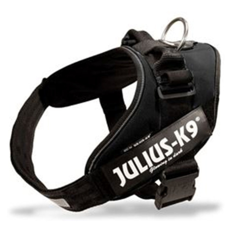 Postroj JULIUS-K9® Power - černý - vel. 0: 58 - 76 cm obvod hrudníku