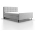 Posteľ boxspring MARBELLA 180x200, světle šedá