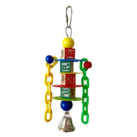 Terra International Naučné kostky s plastovými doplňky a zvonečkem 21 × 7 cm