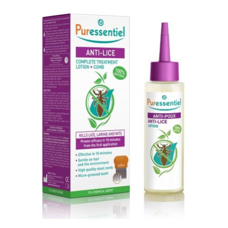 Puressentiel Roztok ANTI-POUX proti vším + hřebínek 100 ml