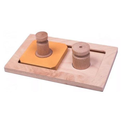 My Intelligent Pets Playground MODUL 2A - dřevěný hlavolam (pouze deska bez kloboučků a válečků)