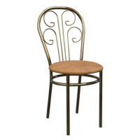 Metpol Jídelní židle Cezar Metpol 87 x 50 x 46 cm Barva: chrom