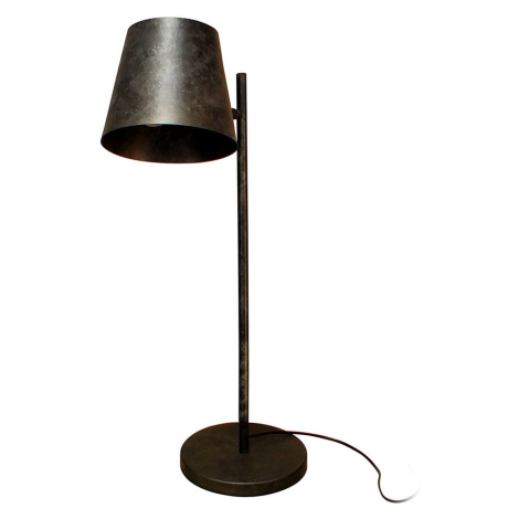 Eco-Light Stolní lampa Colt, jeden zdroj, mražená-šedá