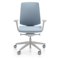 ProfiM - Kancelářská židle LIGHT UP 230 SFL světle šedá s čalouněným opěrákem