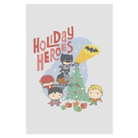 Umělecký tisk Justice League - Holiday Heroes, (26.7 x 40 cm)